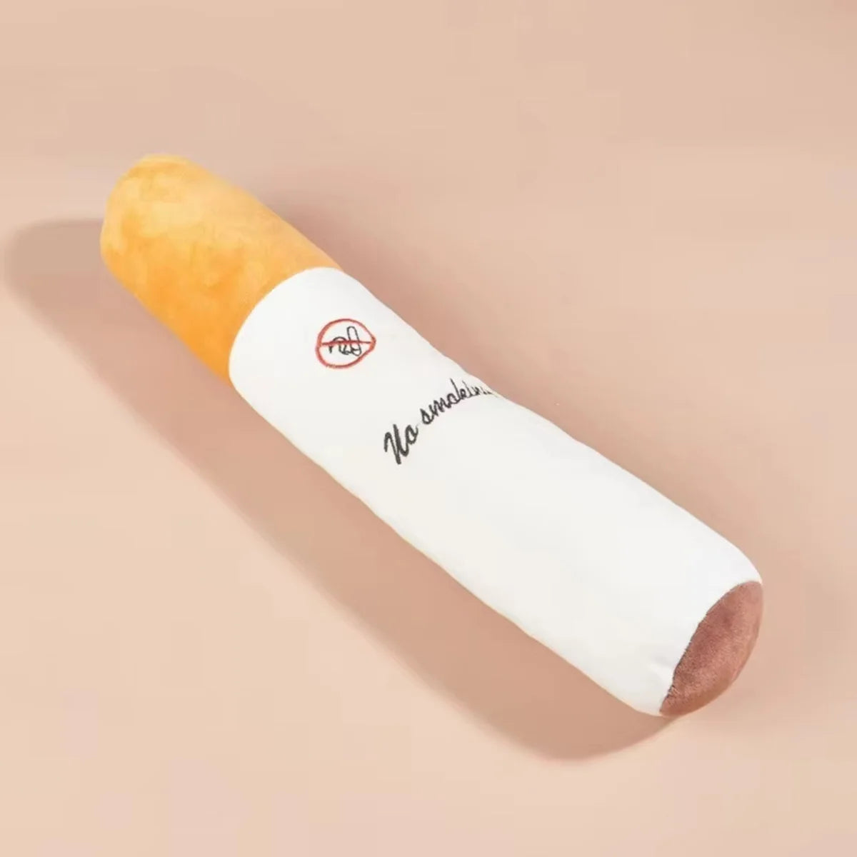 “No Smoking” Dog Toy – Funny Plush Cigarette Chew