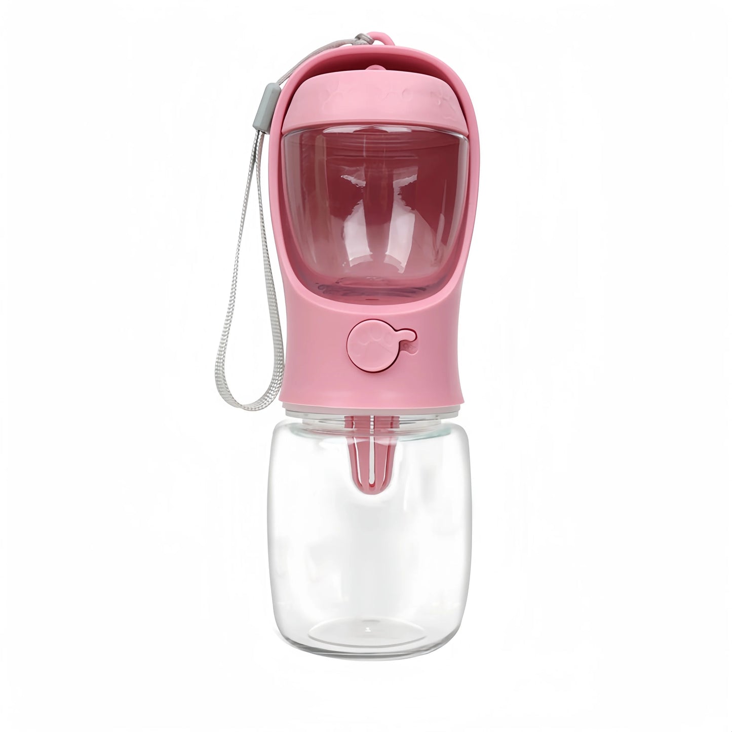 Portable Pet Water Bottle & Food Dispenser 2-in-1