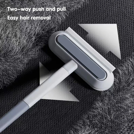 3 in 1 Pet Hair Remover Brush Long Handle Window Cleaning Brush Pet Fur Cleaning Tool Manual Cat Dog Hair Remover Brush