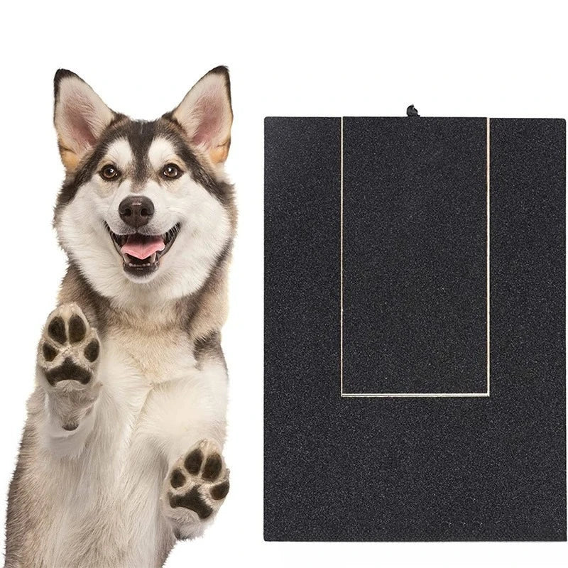 Dog Nail Scratch Board with Treat Box