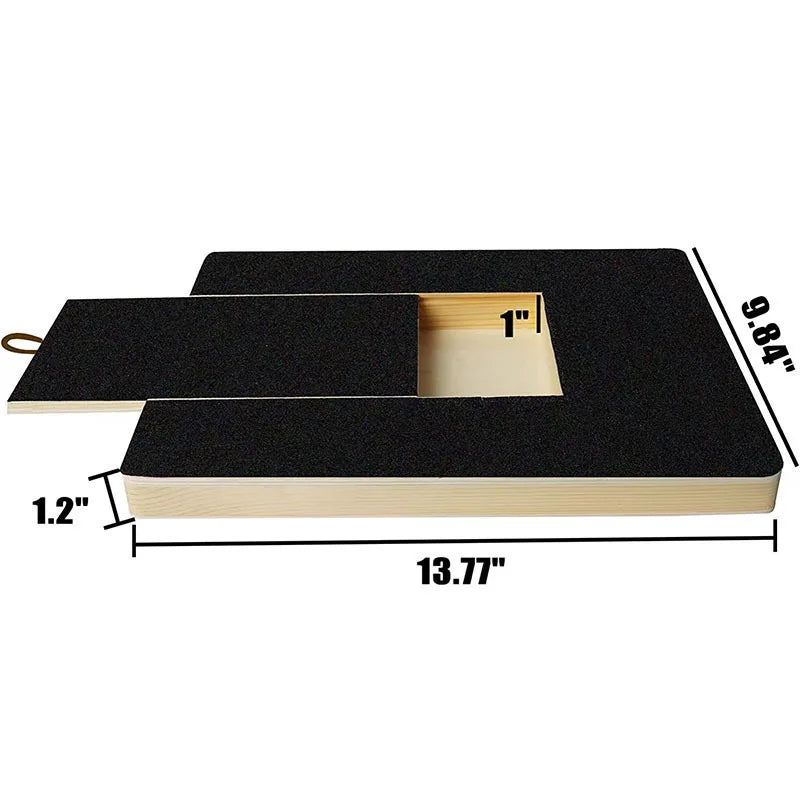 Dog Nail Scratch Board with Treat Box